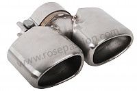 P104070 - Tail pipe for Porsche Boxster / 987 • 2007 • Boxster s 3.4 • Cabrio • Manual gearbox, 6 speed