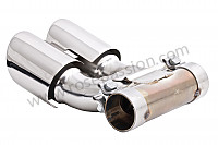 P143901 - Tail pipe for Porsche Boxster / 987-2 • 2011 • Boxster s 3.4 • Cabrio • Manual gearbox, 6 speed