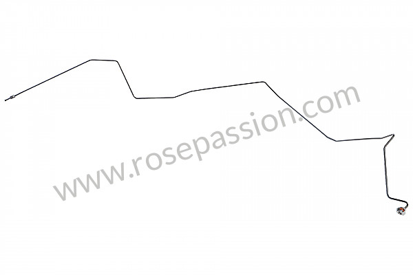 P122102 - Canalisation de frein pour Porsche Boxster / 987 • 2006 • Boxster 2.7 • Cabrio • Boite manuelle 5 vitesses