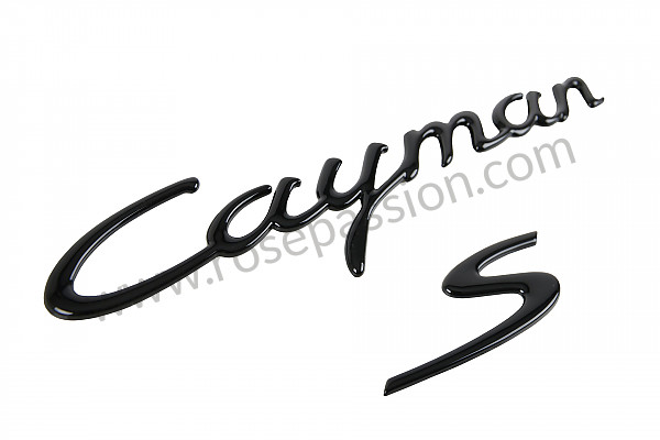 P176958 - Logo for Porsche Cayman / 987C2 • 2011 • Cayman s 3.4 • Manual gearbox, 6 speed