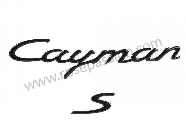 P176958 - Logo for Porsche Cayman / 987C2 • 2011 • Cayman s 3.4 • Manual gearbox, 6 speed