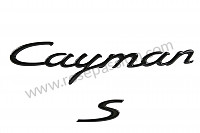 P176958 - Monogram voor Porsche Cayman / 987C2 • 2012 • Cayman s 3.4 • Manuele bak 6 versnellingen
