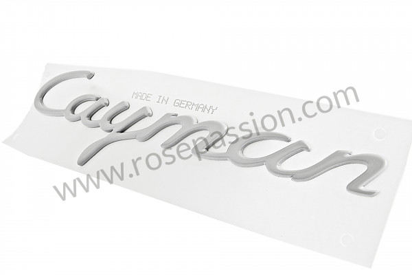 P167510 - Inscripcion para Porsche Cayman / 987C • 2007 • Cayman s 3.4 • Caja auto