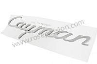 P167510 - Scritta per Porsche Cayman / 987C • 2007 • Cayman s 3.4 • Cambio auto