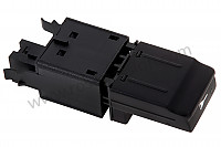 P144154 - Schakelaar centrale vergrendeling zwart mat voor Porsche Boxster / 987 • 2008 • Boxster s 3.4 • Cabrio • Automatische versnellingsbak