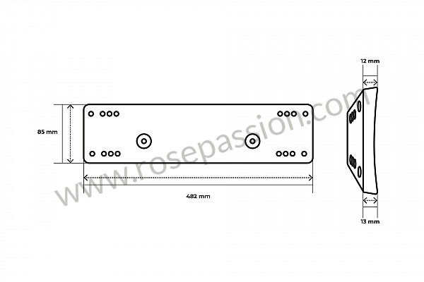 P144267 - Suporte de mancal para Porsche Cayman / 987C2 • 2012 • Cayman 2.9 • Caixa manual 6 velocidades