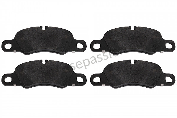 P140618 - Brake pad repair set for Porsche 991 • 2013 • 991 c4 • Cabrio • Pdk gearbox