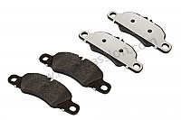 P140618 - Brake pad repair set for Porsche 991 • 2012 • 991 c2 • Cabrio • Pdk gearbox