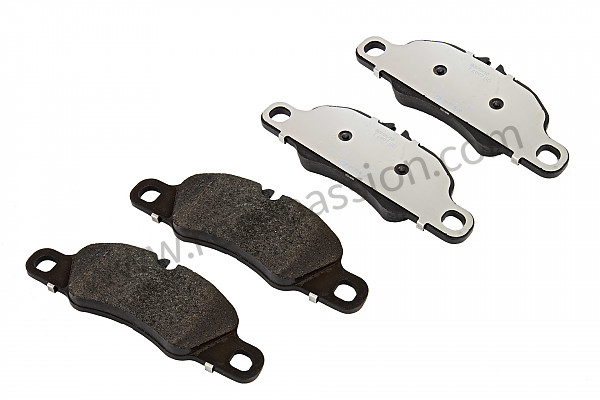 P140618 - Brake pad repair set for Porsche 991 • 2013 • 991 c4 • Cabrio • Pdk gearbox