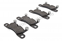 P186518 - Brake pad repair set for Porsche 991 • 2013 • 991 c4 • Coupe • Manual gearbox, 7 speed