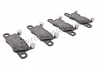 P209823 - Brake pad repair set for Porsche 991 • 2013 • 991 c4s • Coupe • Manual gearbox, 7 speed