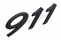 P231167 - Opschrift voor Porsche 991 • 2012 • 991 c2 • Coupe • Bak pdk