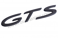 P231171 - Scritta per Porsche 991 • 2015 • 991 c4 gts • Targa • Cambio pdk