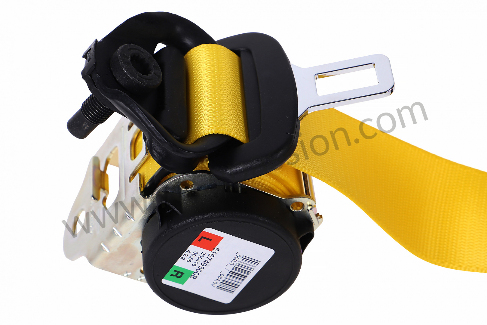 Coussin de ceinture de sécurité jaune-marque Trunki