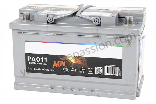 P221839 - Battery for Porsche 991 • 2014 • 991 c4s • Cabrio • Pdk gearbox