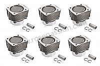 P50865 - Piston and cylinder for Porsche 