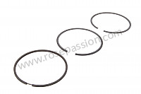 P50872 - Set of piston rings for Porsche 993 / 911 Carrera • 1996 • 993 rs • Coupe • Manual gearbox, 6 speed