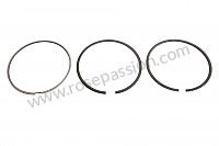 P50873 - Set of piston rings for Porsche 993 Turbo • 1998 • 993 turbo • Coupe • Manual gearbox, 6 speed