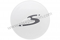 P51872 - Enjoliveur de roue concave "4S" pour Porsche 