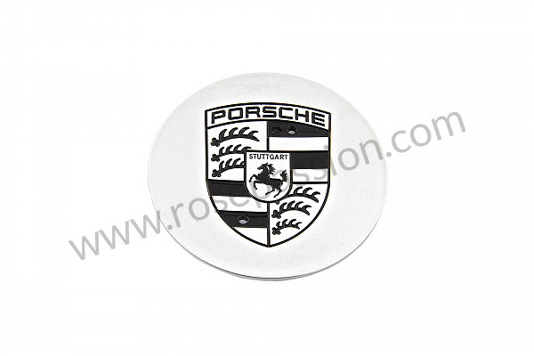P77126 - Tappo coprimozzo di cerchio grigio / stemma nero per Porsche 996 / 911 Carrera • 2000 • 996 carrera 4 • Coupe • Cambio auto