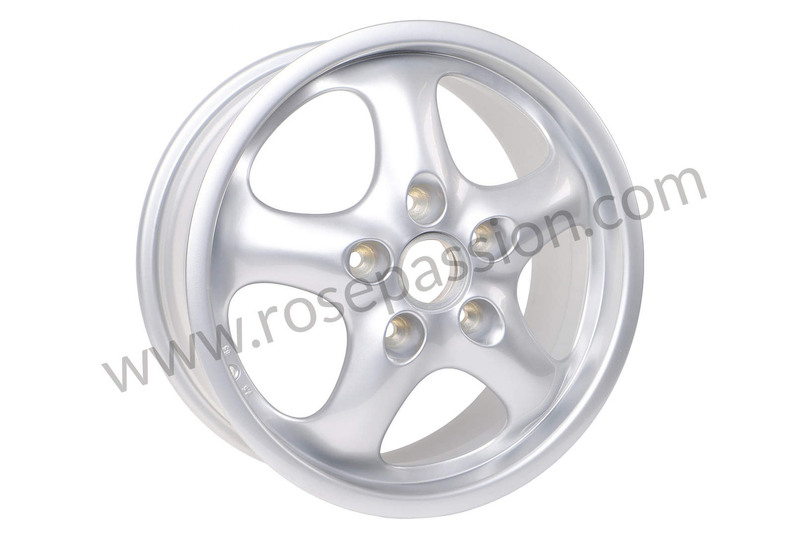 P51887 - 9933621240561M - Cerchio in lega leggera - ET 65 MM / argento  metallizzato / argento metallizzato (61M) / 7,5 J X 17 POLLICI / ANTERIORE  / OPZIONE: RUOTA CUP 17 POLLICE (Codice opzione: M398) per Porsche 968 /  1994 / 968 / Cabrio / Cambio auto