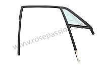 P53848 - Door glass frame for Porsche 993 / 911 Carrera • 1996 • 993 carrera 2 • Coupe • Automatic gearbox
