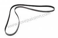 P97609 - Correia poly-rip para Porsche 996 / 911 Carrera • 2000 • 996 carrera 4 • Cabrio • Caixa manual 6 velocidades