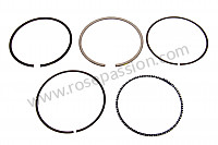P56723 - Set of piston rings for Porsche Boxster / 986 • 1998 • Boxster 2.5 • Cabrio • Manual gearbox, 5 speed