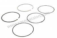 P56724 - Set of piston rings for Porsche Boxster / 987 • 2006 • Boxster s 3.2 • Cabrio • Manual gearbox, 6 speed