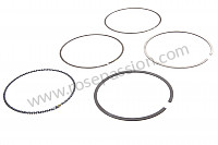 P56730 - Set of piston rings for Porsche 996 / 911 Carrera • 2003 • 996 carrera 4 • Coupe • Manual gearbox, 6 speed