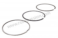 P56744 - Set of piston rings for Porsche 996 Turbo / 996T / 911 Turbo / GT2 • 2004 • 996 turbo • Coupe • Manual gearbox, 6 speed