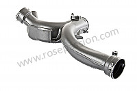 P57323 - Pressure pipe for Porsche 996 Turbo / 996T / 911 Turbo / GT2 • 2003 • 996 turbo • Coupe • Manual gearbox, 6 speed