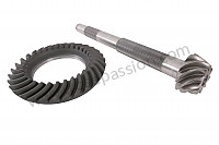 P57913 - Ring gear and pinion shaft for Porsche 997 GT3 / GT3-2 • 2008 • 997 gt3 rs 3.6 • Coupe • Manual gearbox, 6 speed