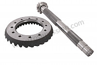 P57913 - Ring gear and pinion shaft for Porsche 996 GT3 / GT3-1 • 2001 • 996 gt3 • Coupe • Manual gearbox, 6 speed