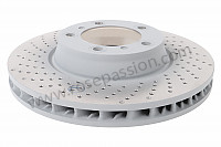 P58680 - Brake disc for Porsche 997-1 / 911 Carrera • 2008 • 997 c4s • Coupe • Manual gearbox, 6 speed