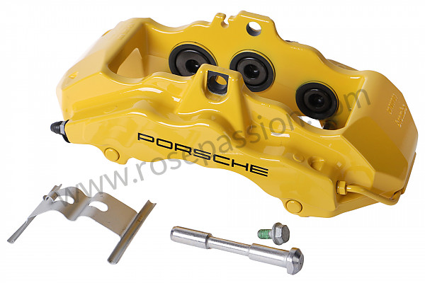 P58696 - Étrier fixe pour Porsche Boxster / 987-2 • 2011 • Boxster s 3.4 • Cabrio • Boite PDK