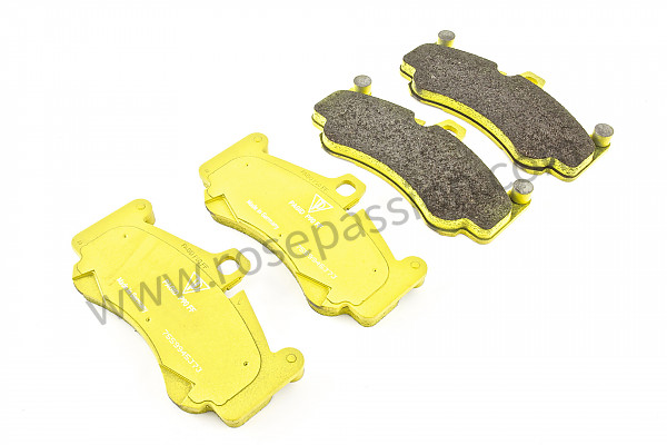 P58708 - Set of brake pads for Porsche 996 Turbo / 996T / 911 Turbo / GT2 • 2003 • 996 turbo gt2 • Coupe • Manual gearbox, 6 speed