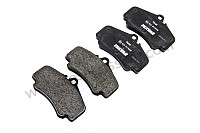 P73025 - Brake pads for Porsche 996 Turbo / 996T / 911 Turbo / GT2 • 2001 • 996 turbo • Coupe • Automatic gearbox