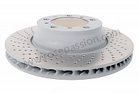 P58724 - Brake disc for Porsche 997-2 / 911 Carrera • 2009 • 997 c2s • Coupe • Pdk gearbox