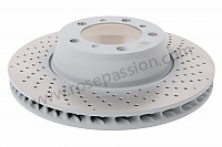 P58725 - Brake disc for Porsche 996 Turbo / 996T / 911 Turbo / GT2 • 2005 • 996 turbo • Coupe • Automatic gearbox