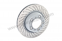 P58725 - Brake disc for Porsche 996 Turbo / 996T / 911 Turbo / GT2 • 2004 • 996 turbo • Coupe • Manual gearbox, 6 speed