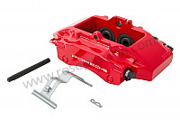 P58727 - Étrier fixe pour Porsche Boxster / 987-2 • 2012 • Boxster s 3.4 • Cabrio • Boite PDK