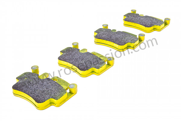 P58750 - Brake pads (set of 4) for Porsche 996 Turbo / 996T / 911 Turbo / GT2 • 2001 • 996 turbo gt2 • Coupe • Manual gearbox, 6 speed