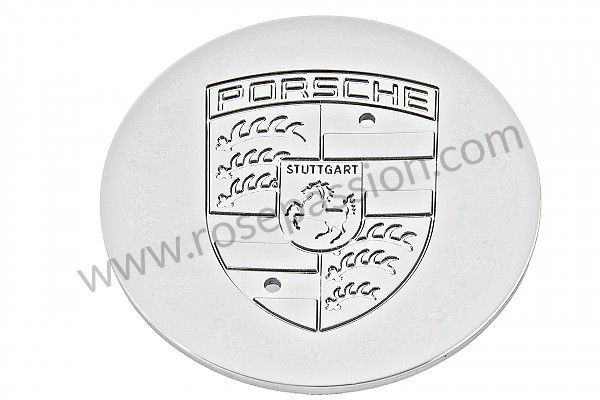 P58914 - Wieldop zilverkleur glanzend / logo zilverkleur glanzend / concaaf voor Porsche Boxster / 986 • 1998 • Boxster 2.5 • Cabrio • Automatische versnellingsbak
