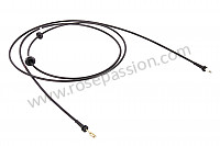 P60151 - Lid-release cable for Porsche Boxster / 986 • 2004 • Boxster s 3.2 • Cabrio • Manual gearbox, 6 speed