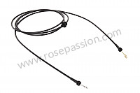 P60165 - Cable del capo para Porsche 996 / 911 Carrera • 2000 • 996 carrera 2 • Coupe • Caja manual de 6 velocidades