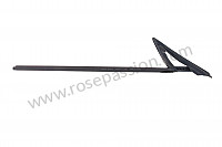 P61480 - Sealing for door slot for Porsche 996 Turbo / 996T / 911 Turbo / GT2 • 2005 • 996 turbo • Cabrio • Manual gearbox, 6 speed