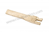 P61525 - Blank key for Porsche Boxster / 986 • 1999 • Boxster 2.5 • Cabrio • Manual gearbox, 5 speed