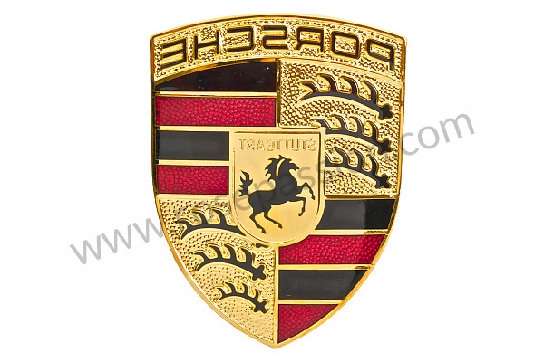 P87025 - Emblema da tampa para Porsche 997-1 / 911 Carrera • 2005 • 997 c2 • Cabrio • Caixa manual 6 velocidades