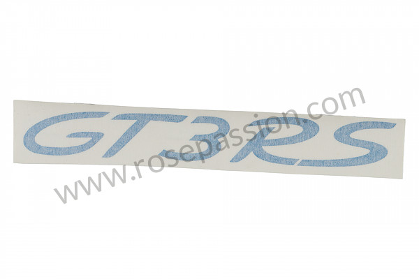 P89935 - Schriftzug gt3 rs für Porsche 996 GT3 / GT3-1 • 2001 • 996 gt3 • Coupe • 6-gang-handschaltgetriebe